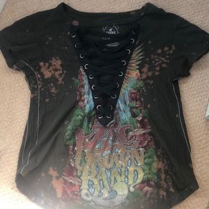 Trunk Ltd. Zac Brown Band Lace Up Boyfriend Tee